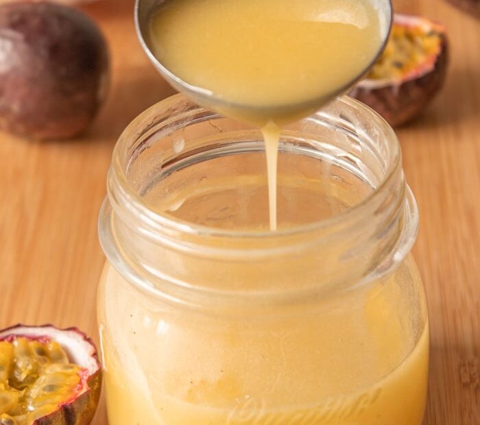 Passion fruit salad dressing