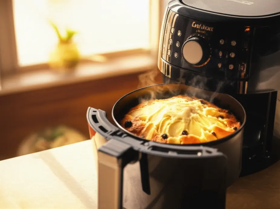 Por que usar a airfryer no bolo de maçã