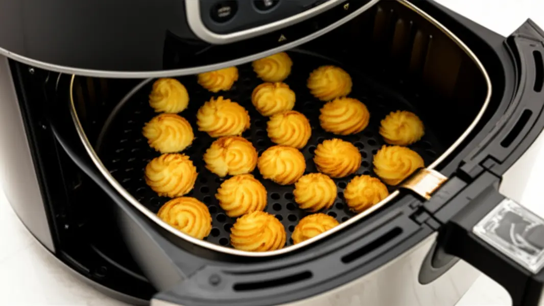 Por que usar a Air Fryer para Batatas Duchesse e os problemas comuns