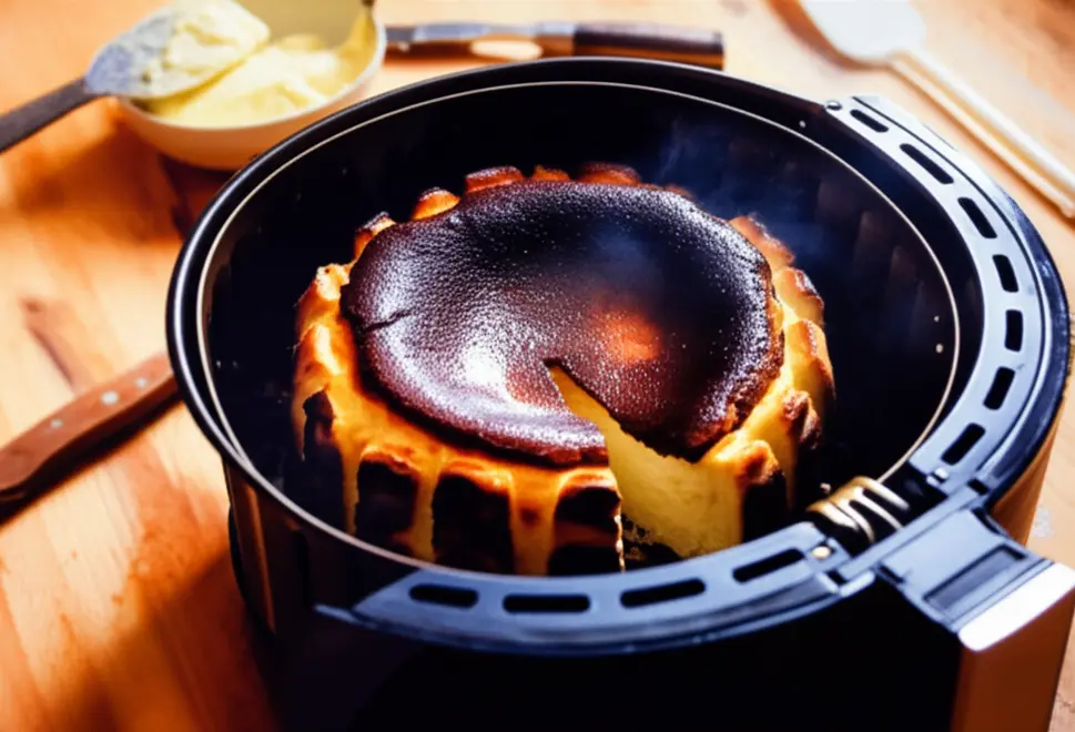 Por que o Cheesecake Basco funciona tão bem na Airfryer