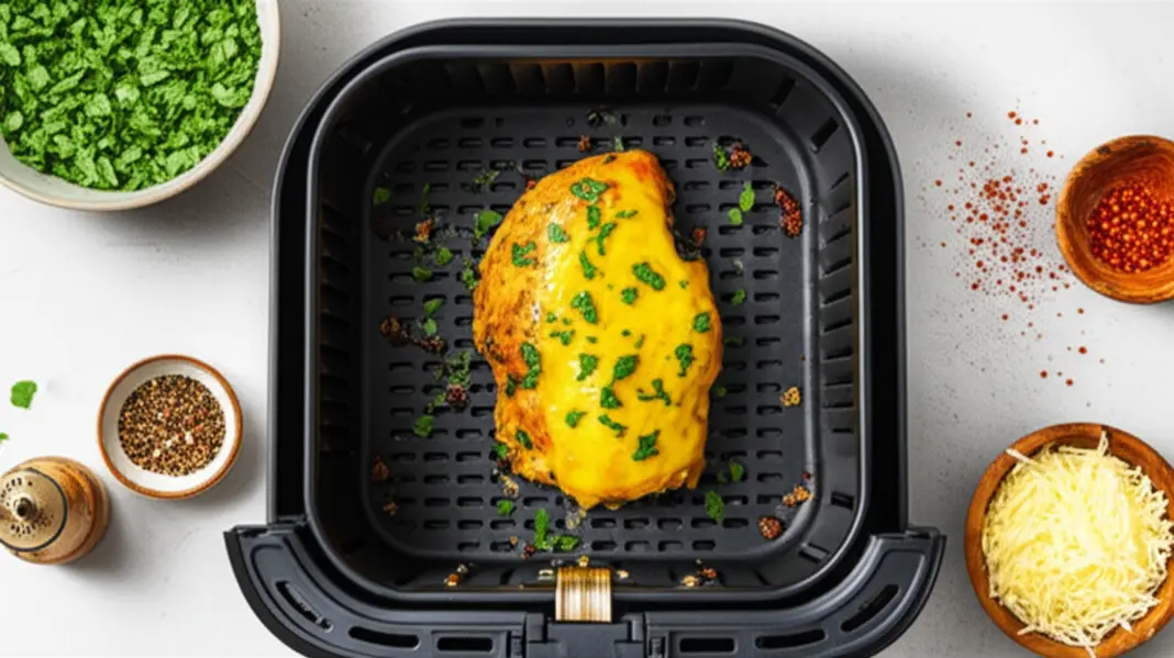 Receita completa passo a passo Frango aos 3 ou 4 queijos na Airfryer