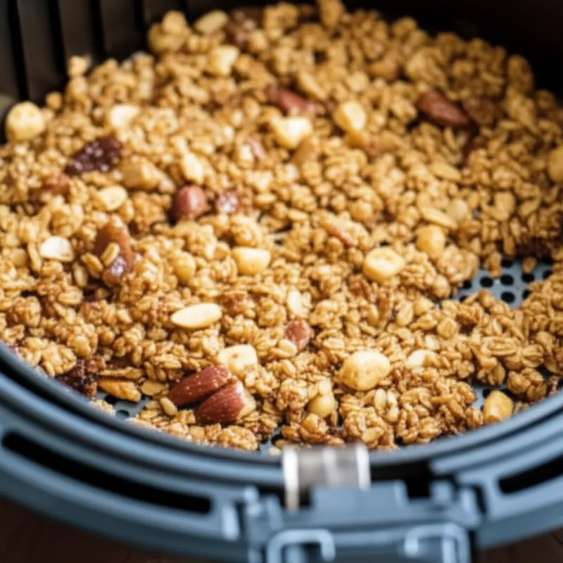 Por que usar a air fryer para fazer granola e receita base infalível