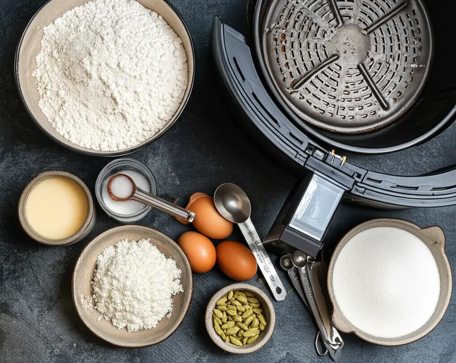 Receita prática e passo a passo de Bolo Indiano na Airfryer