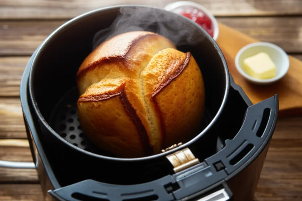 Pão de Minuto Básico na Air Fryer com Passo a Passo