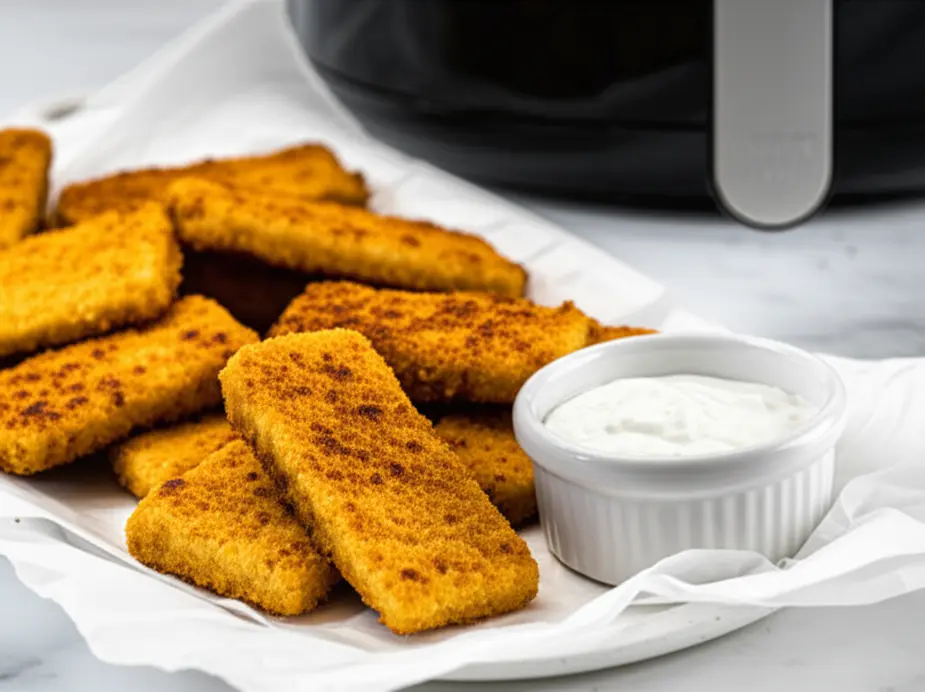 Receita base de nuggets de peixe na Airfryer passo a passo