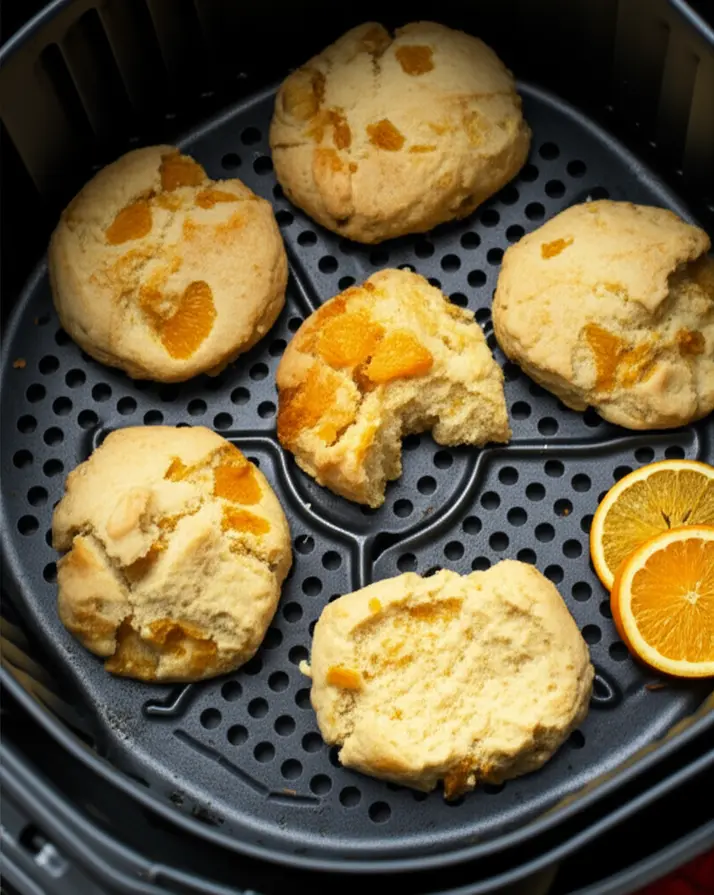 Receita passo a passo de broas de laranja na Airfryer