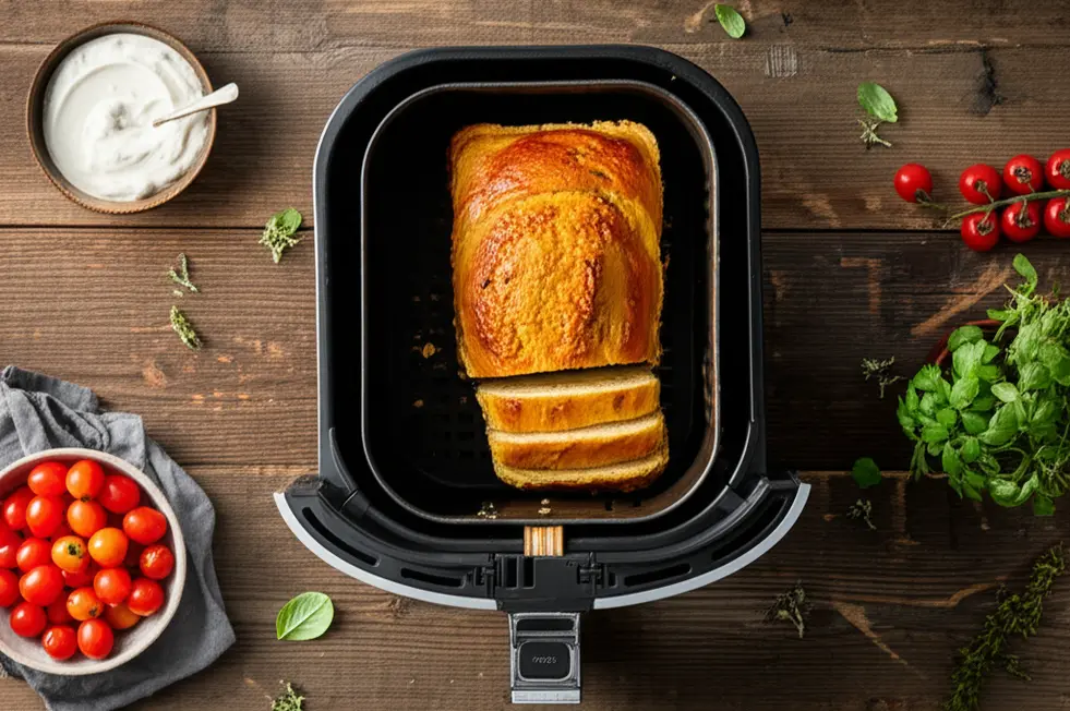 Vantagens do Bolo salgado na Airfryer e o problema que ele resolve