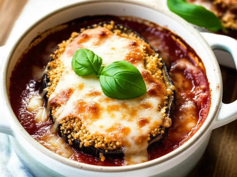 Receita passo a passo berinjela parmegiana na Airfryer