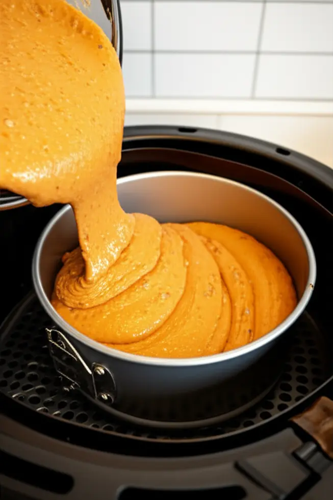 Receita detalhada de bolo de cenoura na Airfryer passo a passo