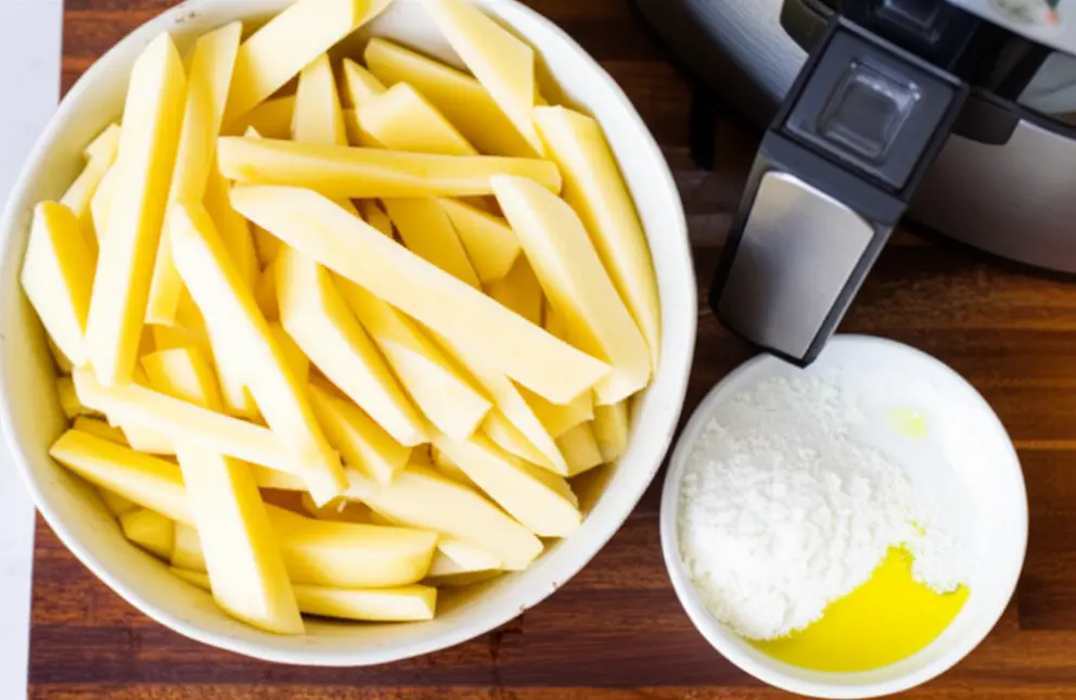 Receita prática de batata frita crocante na Airfryer em 7 passos