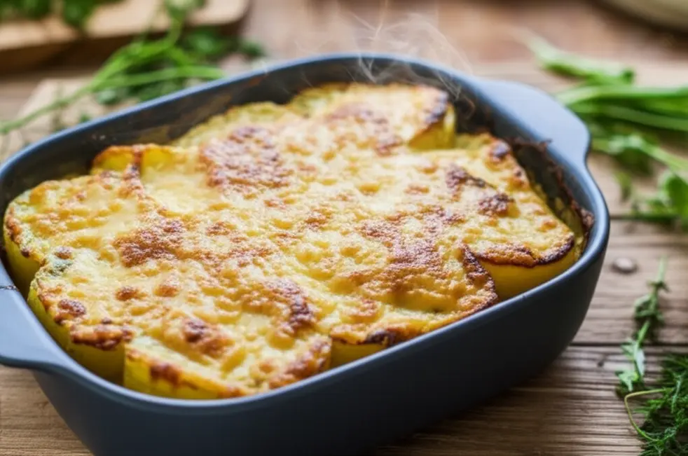 Receita passo a passo batata gratinada com queijo na Airfryer