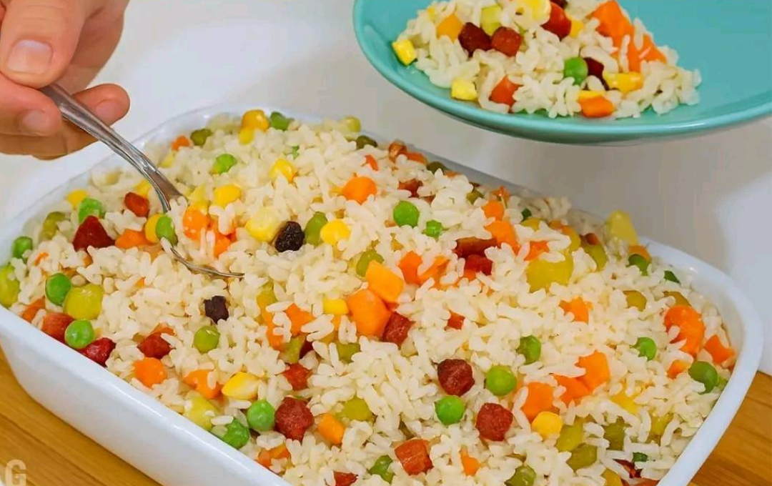 Arroz À Grega Tradicional Soltinho, Colorido E Perfeito Para Qualquer Ocasião