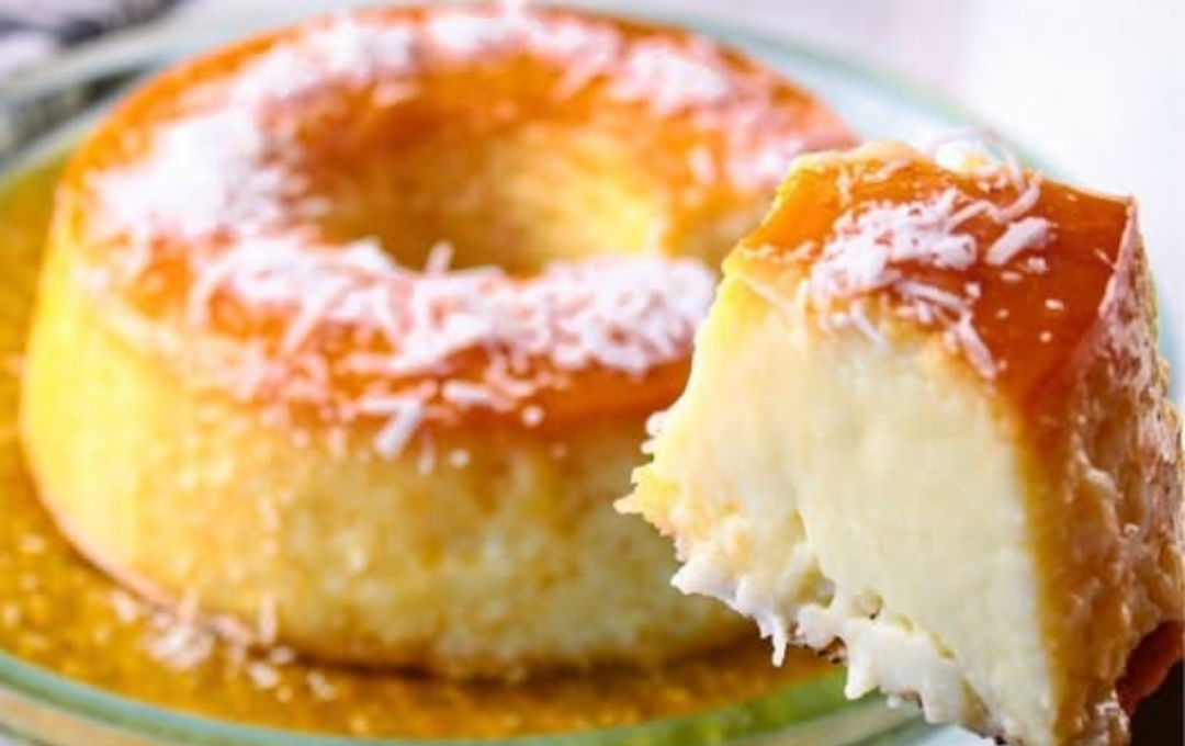Pudim De Coco Sem Forno Bem Cremoso Feito Na Boca Do Fogão